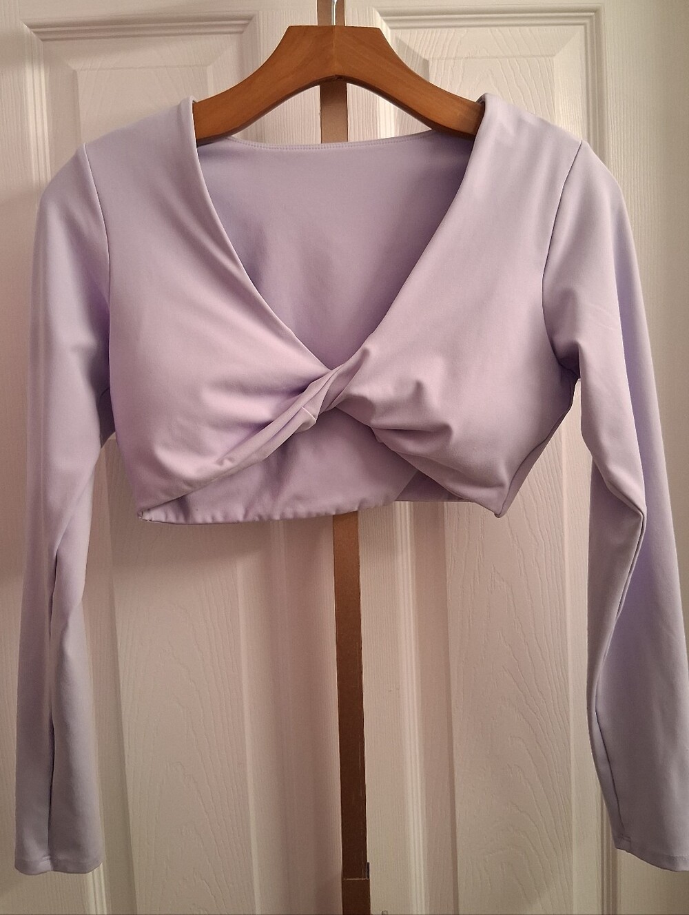 Fabletics Workout Top Has Padding Medium Lavender